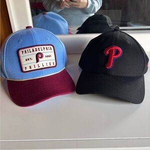 Philadelphia Phillies Cap Set - Blue and Black